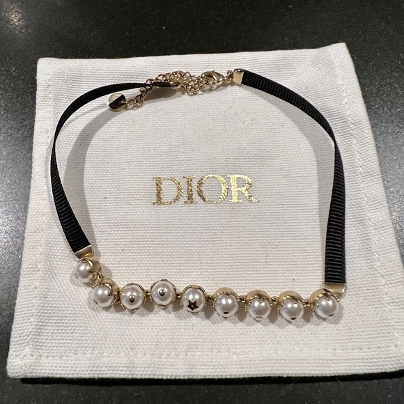 New Christian Dior D-Renaissance Choker - Never Worn with Pouch - Picture 1 of 5